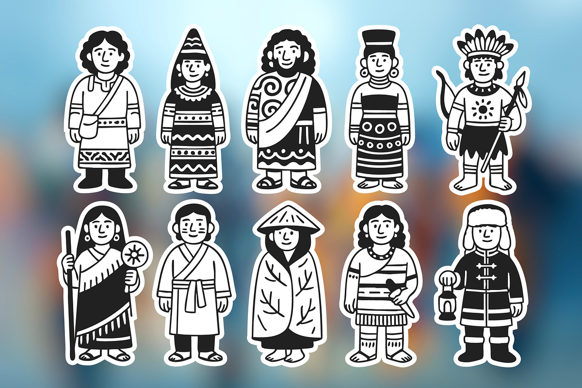 World’s Indigenous Peoples Graphics, a Person Illustration by Ckybe's Corner (Photo 6 of 10)