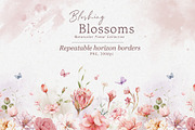 Watercolor Blush Flowers, a Decorative Illustration by Damian Roh (Thumbnail 11 of 15)