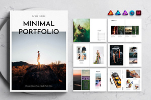 Minimal Portfolio Template, a Brochure Template by DesignCrest