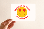 Mom Is My Valentine PNG, a Graphic by Vector Portal (Thumbnail 3 of 3)