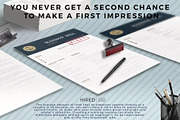 Attorney Resume template, Lawyer CV, a Resume Template by HIRED Design Studio (Thumbnail 10 of 11)