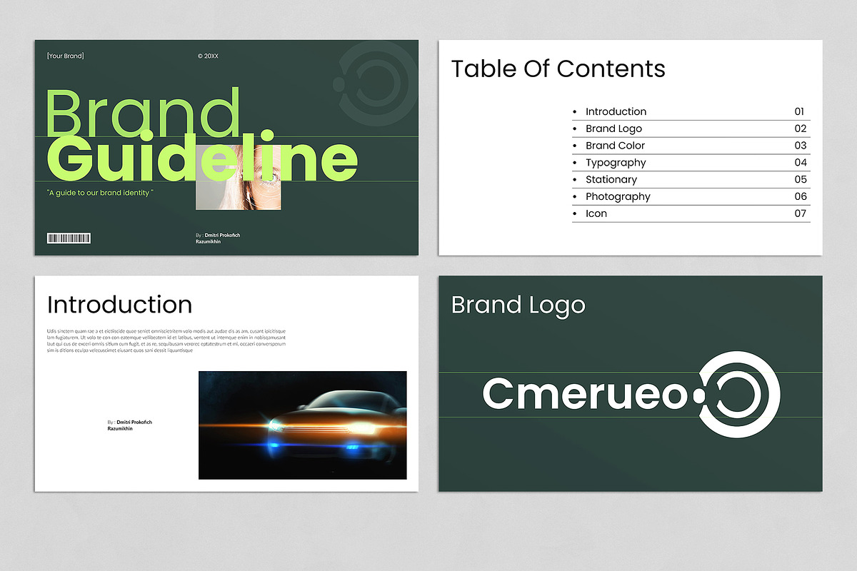 Brand Guideline Presentation preview 2