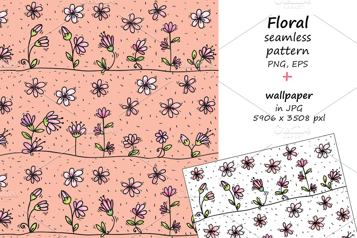 Pugs&Magnolias 29 elements, an Illustration by Zooza Art (Photo 6 of 9)