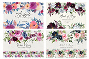 Watercolor Floral Bundle 90 in1, an Animal Illustration by whiteheartdesign (Thumbnail 39 of 50)