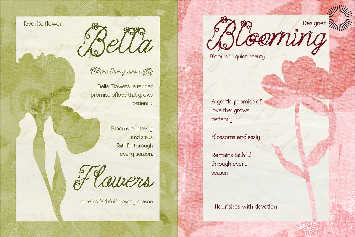 Blossom Reverie - Floral Script
