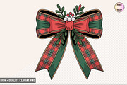 Coquette Christmas Bow Clipart PNG, a Graphic by crative8112 (Thumbnail 4 of 9)