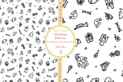 Line art Winter seamless Pattern PNG, a Seasonal Illustration by NatArt (Thumbnail 1 of 4)