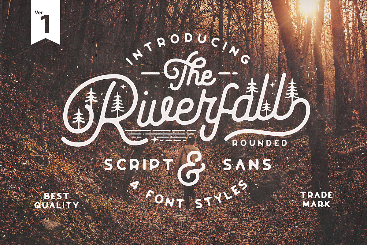 Riverfall Rounded Typeface Ver.1