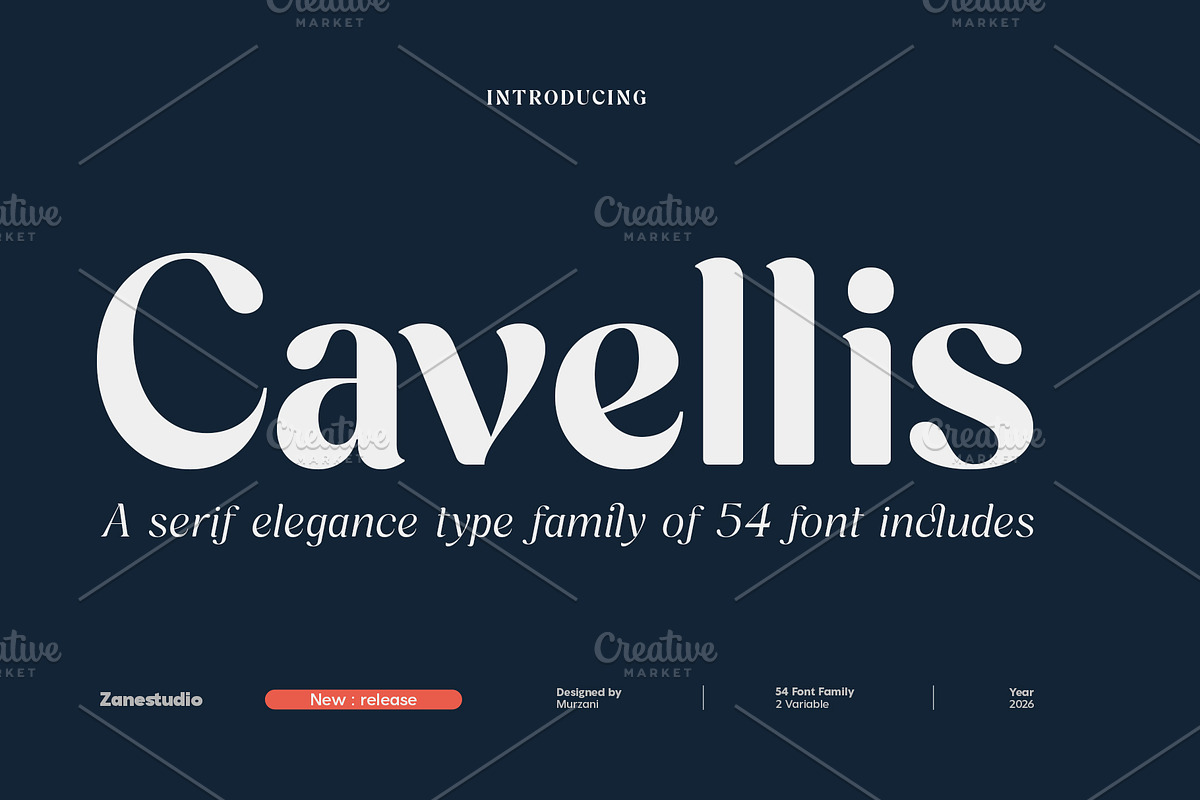 Cavellis, a Serif Font by Zane Studio (Photo 1 of 10)