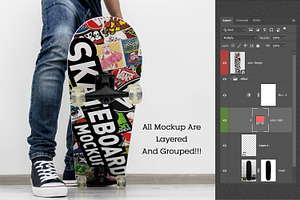 Skateboard Mockup 41