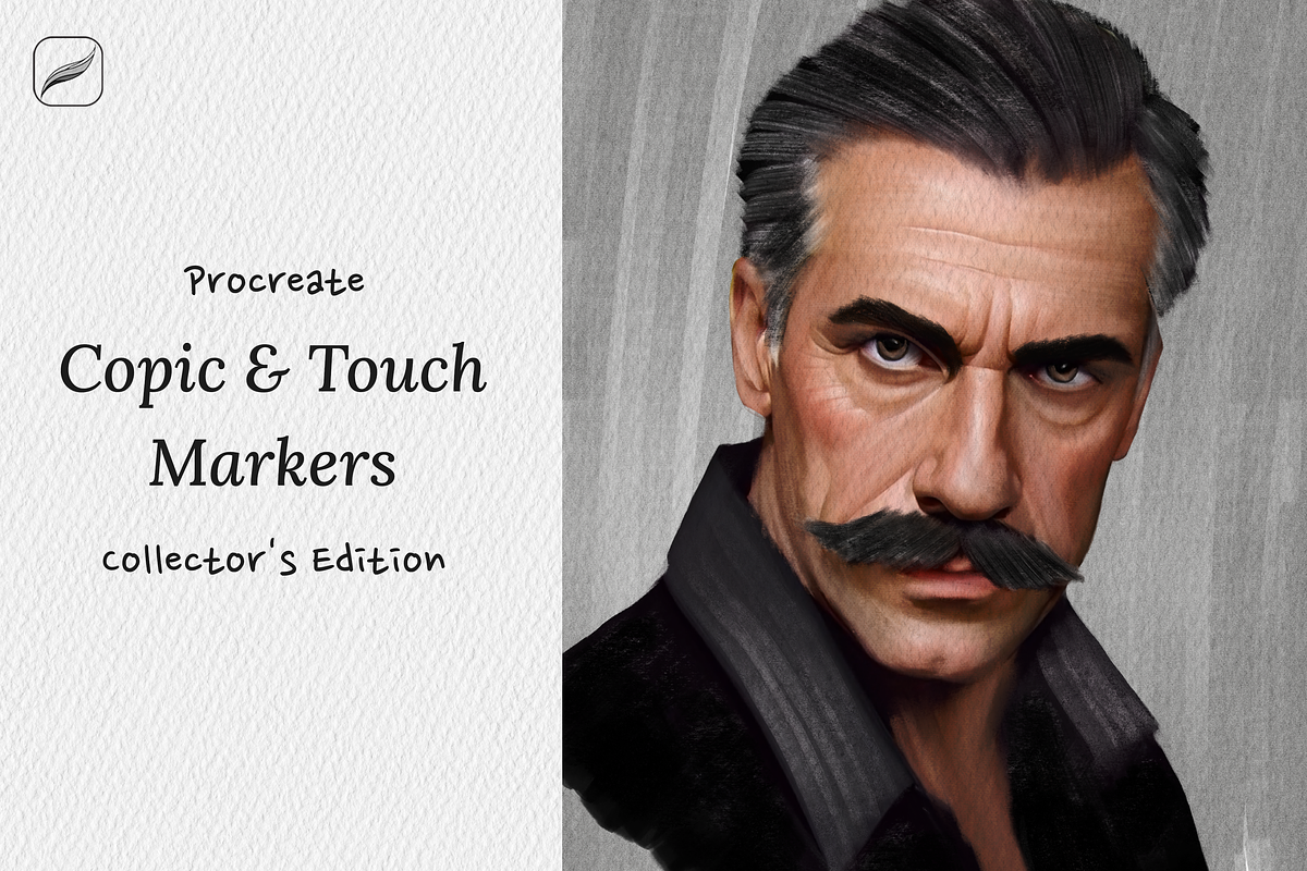 Procreate Copic & Touch Markers, a Brush Add-On by Brush Moment (Photo 1 of 12)