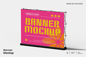 Banner Mockup, an Advertising Mockup by Unerispace