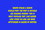 Groovy Strago - Typeface Font, a Sans Serif Font by Iqsiart Studio (Thumbnail 2 of 6)
