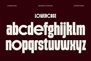 Amover - Bold Geometric Font, a Sans Serif Font by limitype (Thumbnail 8 of 12)
