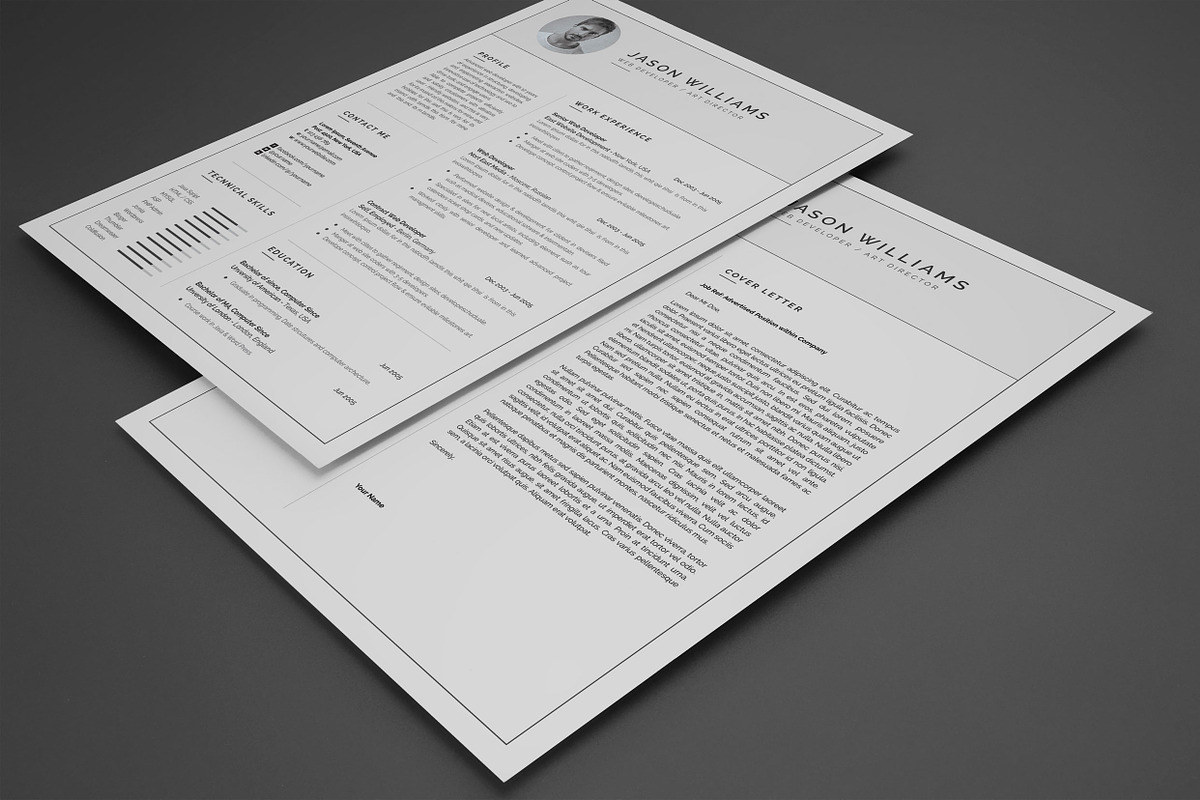 Resume/CV, a Resume Template by UX-group (Photo 6 of 7)