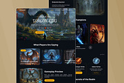 Dragon King Indie Game Landing, a Landing Page Template by trabaskriya (Thumbnail 4 of 5)