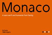 SK Monaco, a Sans Serif Font by Salih Kizilkaya (Thumbnail 1 of 15)