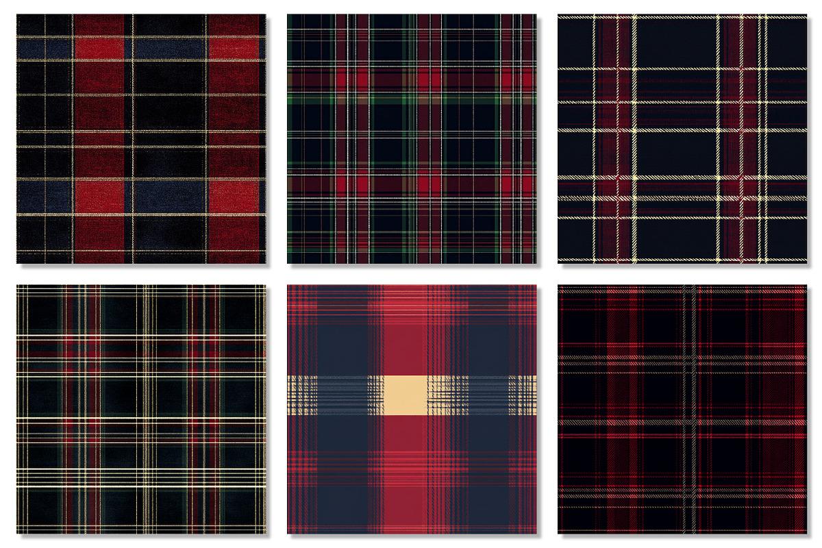 Christmas Tartan Seamless Pattern, a Pattern Graphic by Dream Creation (Photo 2 of 7)