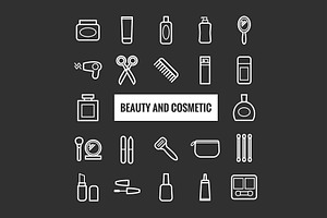 22 Vector Beauty And Cosmetics Icons