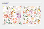 Seamless Pastel Tulip Pattern, a Pattern Graphic by texvogue (Thumbnail 2 of 14)