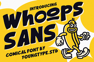Whoops Sans - Handwritten Font, a Font by Youngtype.Std