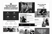 Minimal Wix Landing Page Template, a Wix Template by AdvertFox (Thumbnail 2 of 8)
