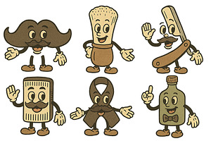 Vintage Animated illustration mascot, an Illustration by Dvoevnore photos