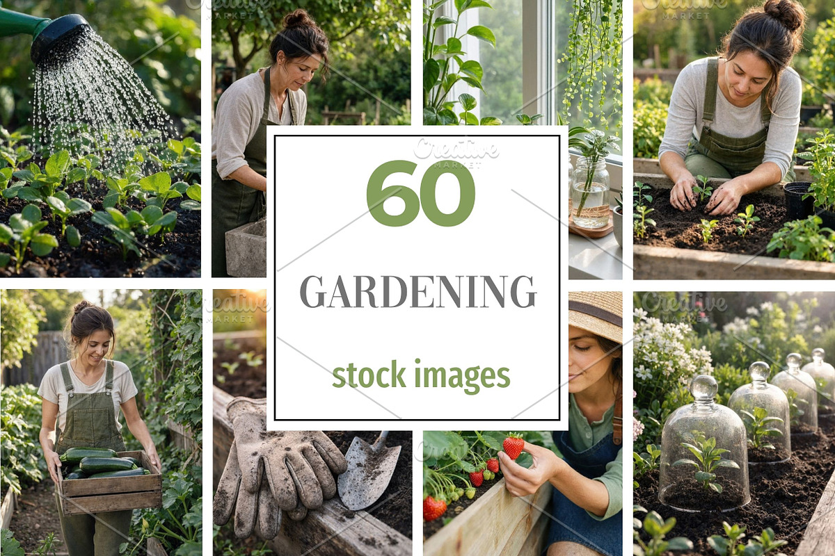 Gardening Stock Photo, a Person Photo by Selenique Studio (Photo 1 of 12)