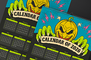 Horror Wall Calendar 2026, a Print Template by Annora Studio (Thumbnail 6 of 6)