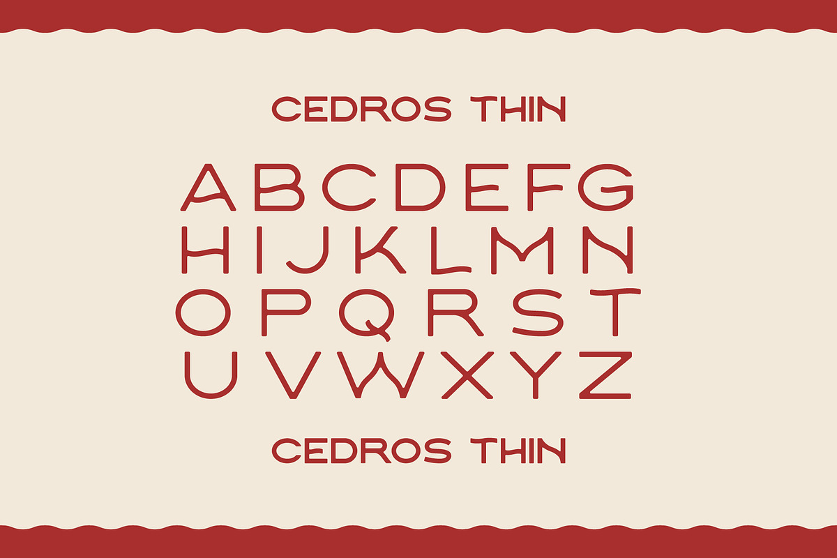 Cedros Typeface, a Sans Serif Font by NienowBrand (Photo 3 of 5)
