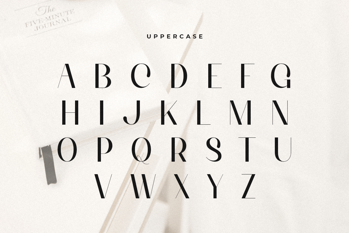 Begin - Modern Luxury Sans Serif, a Sans Serif Font by Sensatype (Photo 14 of 16)