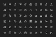 180 Real Estate Icons, an Outline Icon by FlatLineIcons (Thumbnail 2 of 4)