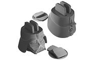 3d Toaster Star Wars Darth Vader, an Object 3D Model by Archidizer (Thumbnail 9 of 9)