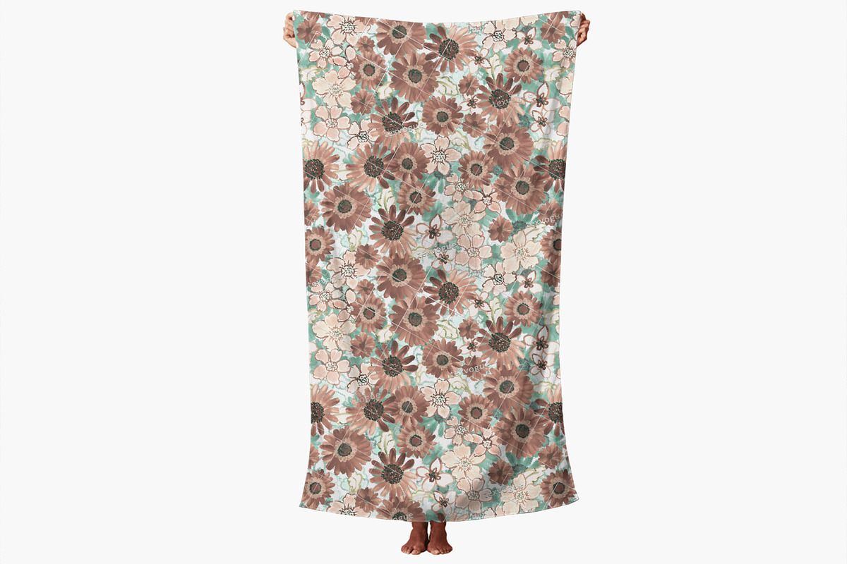 Krizantem Flower - Seamless Patterns, a Pattern Graphic by texvogue (Photo 12 of 18)