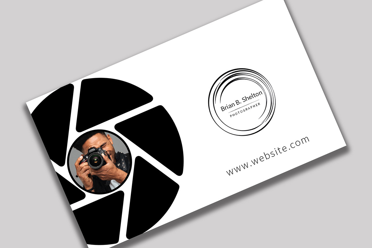 Photography Business Card, a Business Card Template by designerzDukan (Photo 3 of 3)