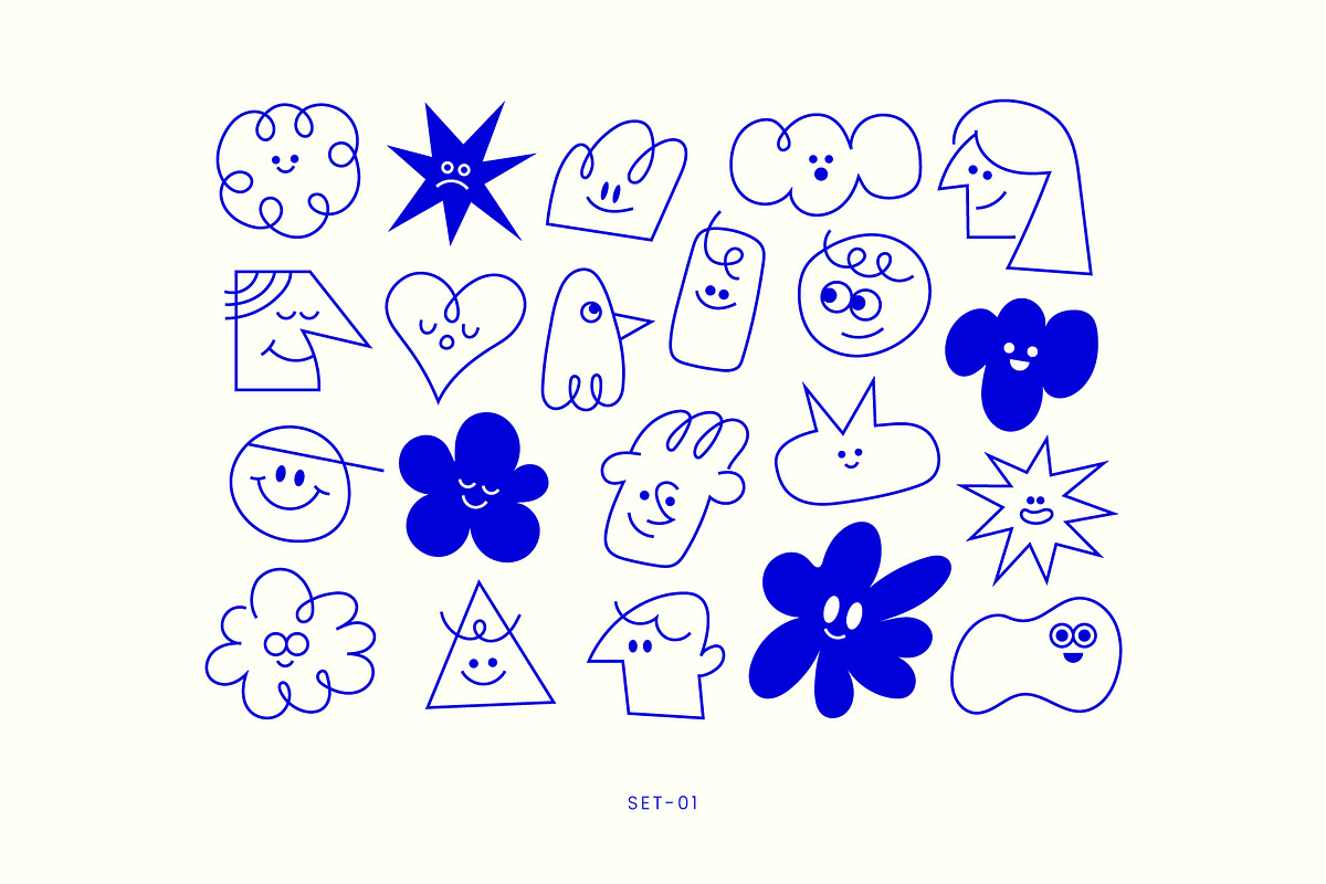 Various Doodle Elements, an Object Graphic by Léo Alexandre (Photo 2 of 17)