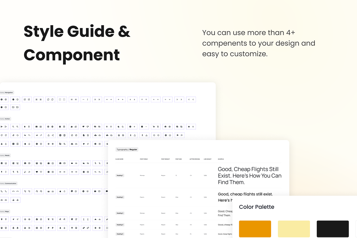 Blogane - Blog/News Landing Page Kit, an UI Kit Template by Agensip Design Agency (Photo 4 of 10)