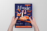 Music Festival Flyer, a Flyer Template by Annora Studio (Thumbnail 6 of 6)