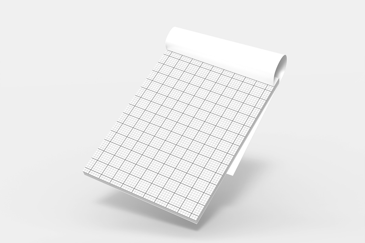 Floating Notepad Mpckup Template
