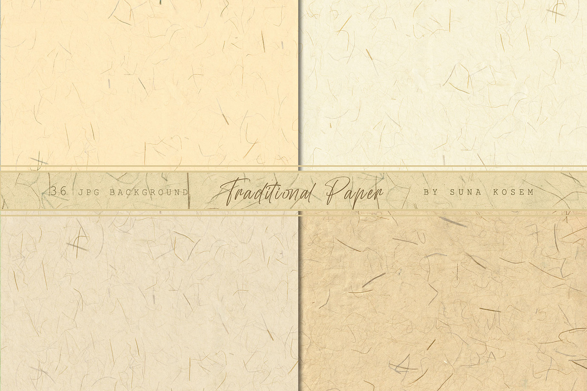 Traditional Paper 3, a Texture Graphic by Suna Kosem (Photo 2 of 12)