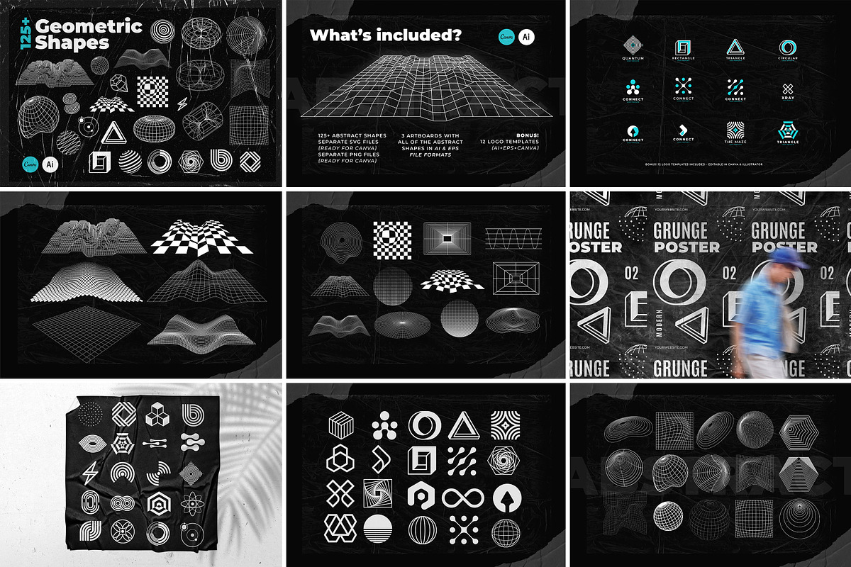 1000+ Abstract Illustration BUNDLE, a Graphic by AndrewPixel (Photo 9 of 11)