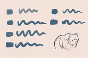 Sketch Brush Pack for Procreate, a Brush Add-On by Marshmal Mochi (Thumbnail 2 of 4)