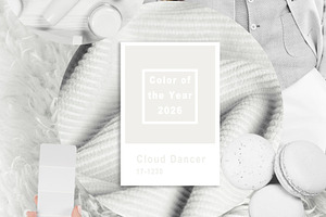 New trending PANTONE Cloud Dancer