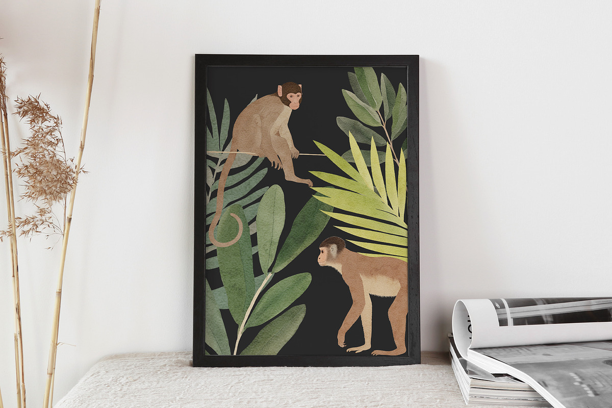 Jungle Bundle, an Animal Illustration by TheCuteShop (Photo 7 of 16)