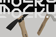Mattock Pickaxe Mockup, a Household Mockup by hiddemaru (Thumbnail 3 of 4)