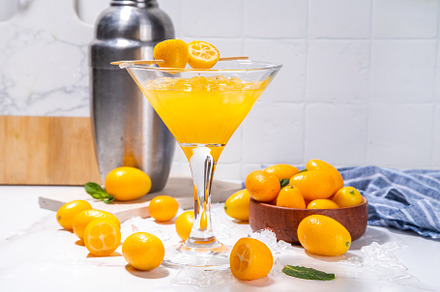 Kumquat martini cocktail, a Food & Drink Photo by Rimma