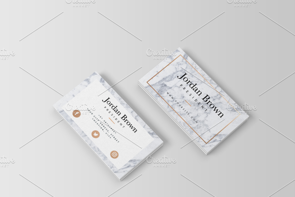 White Pebble | Business Card, a Templates & Theme by Gabellare (Photo 2 of 5)