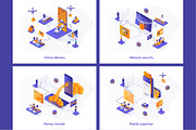 Isometric Concept Illustration Kit, a Templates & Theme by alexdndz (Thumbnail 17 of 26)