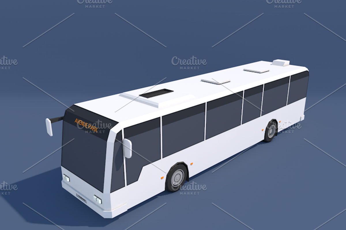 Ultimate Low Poly City Cars Pack, a Cars & Vehicle 3D Model by CreativeeArt (Photo 11 of 54)