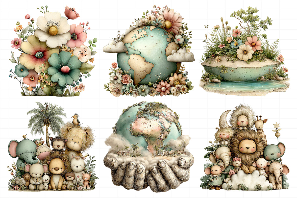 Seven Days Of Creation Clipart, an Illustration by Daily.Designs (Photo 5 of 7)